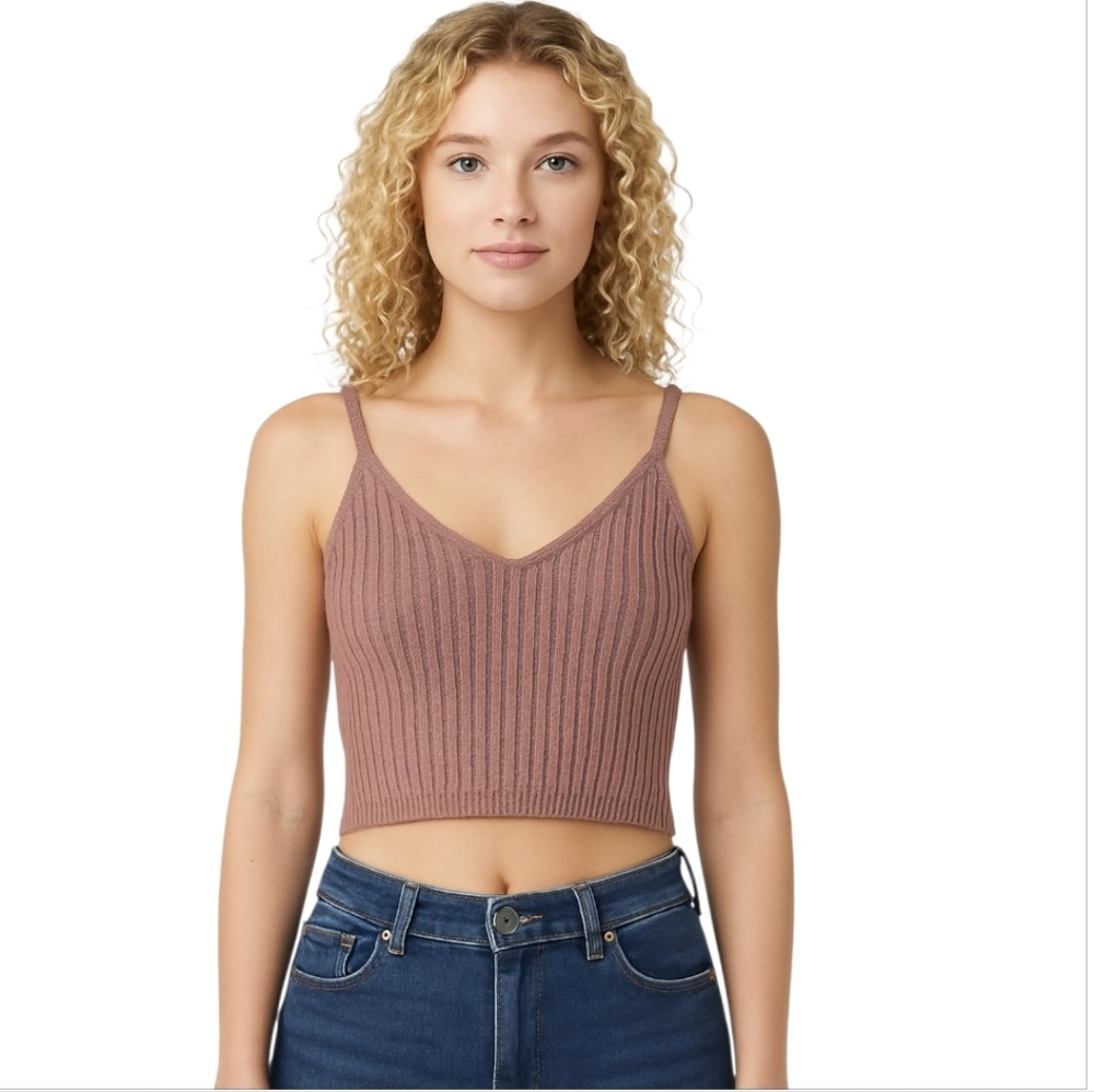 Wild Fable Mauve Ribbed Camisole